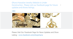 Desktop Screenshot of ohanajewelry.com